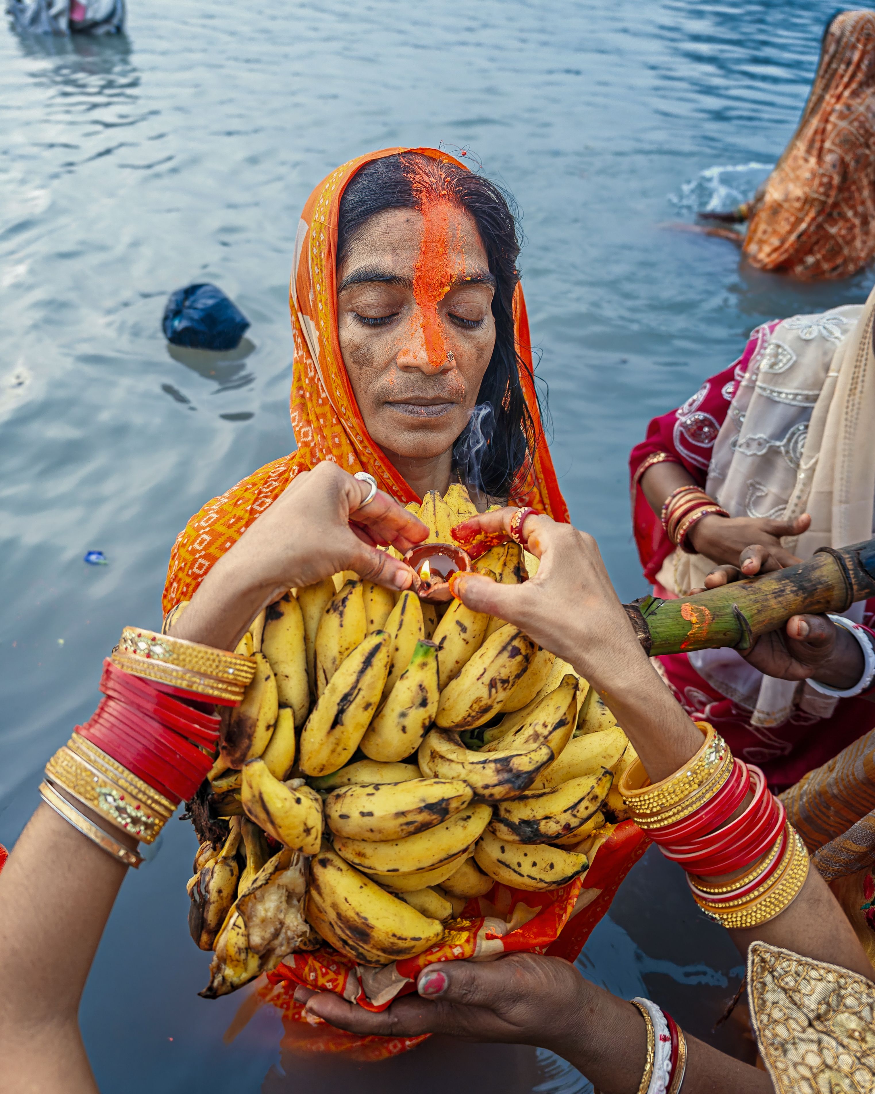 Traditional Ritual with Bananas in India · Free Stock Photo