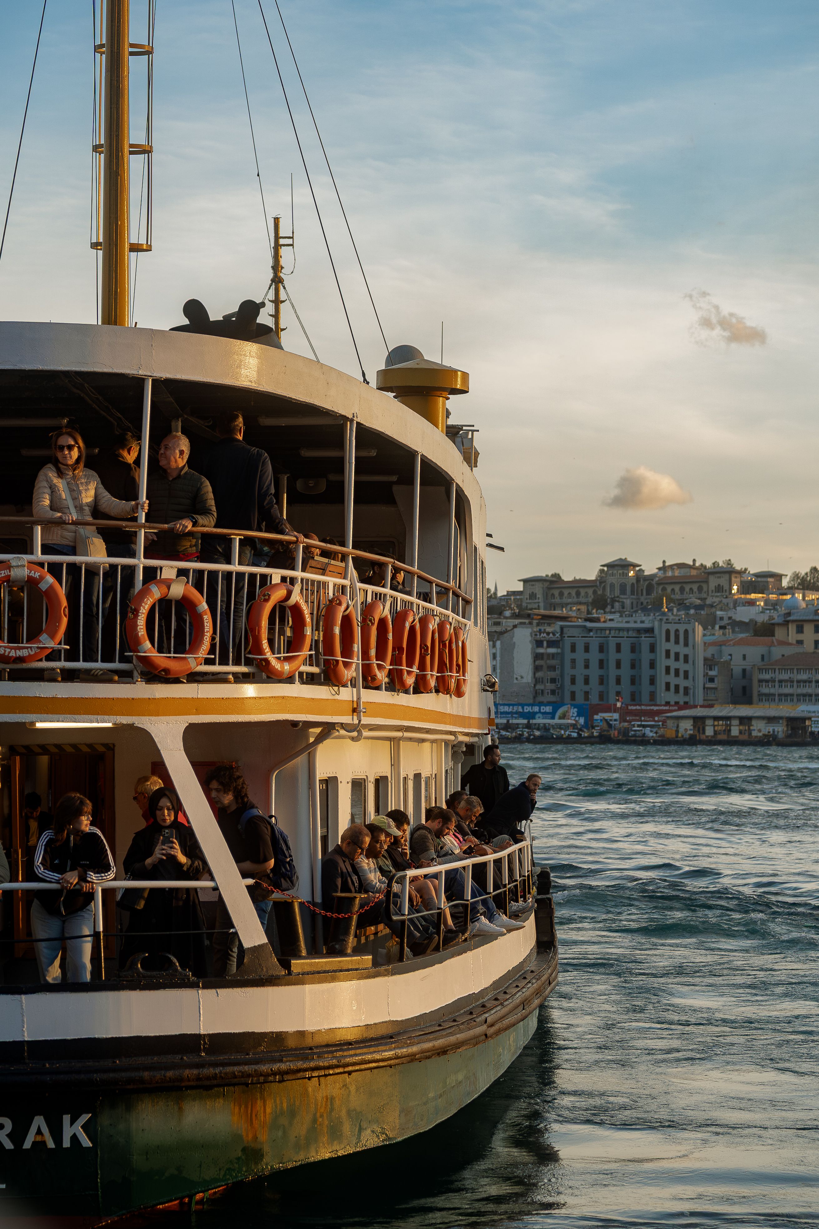 Scenic Ferry Ride at Sunset in Istanbul · Free Stock Photo