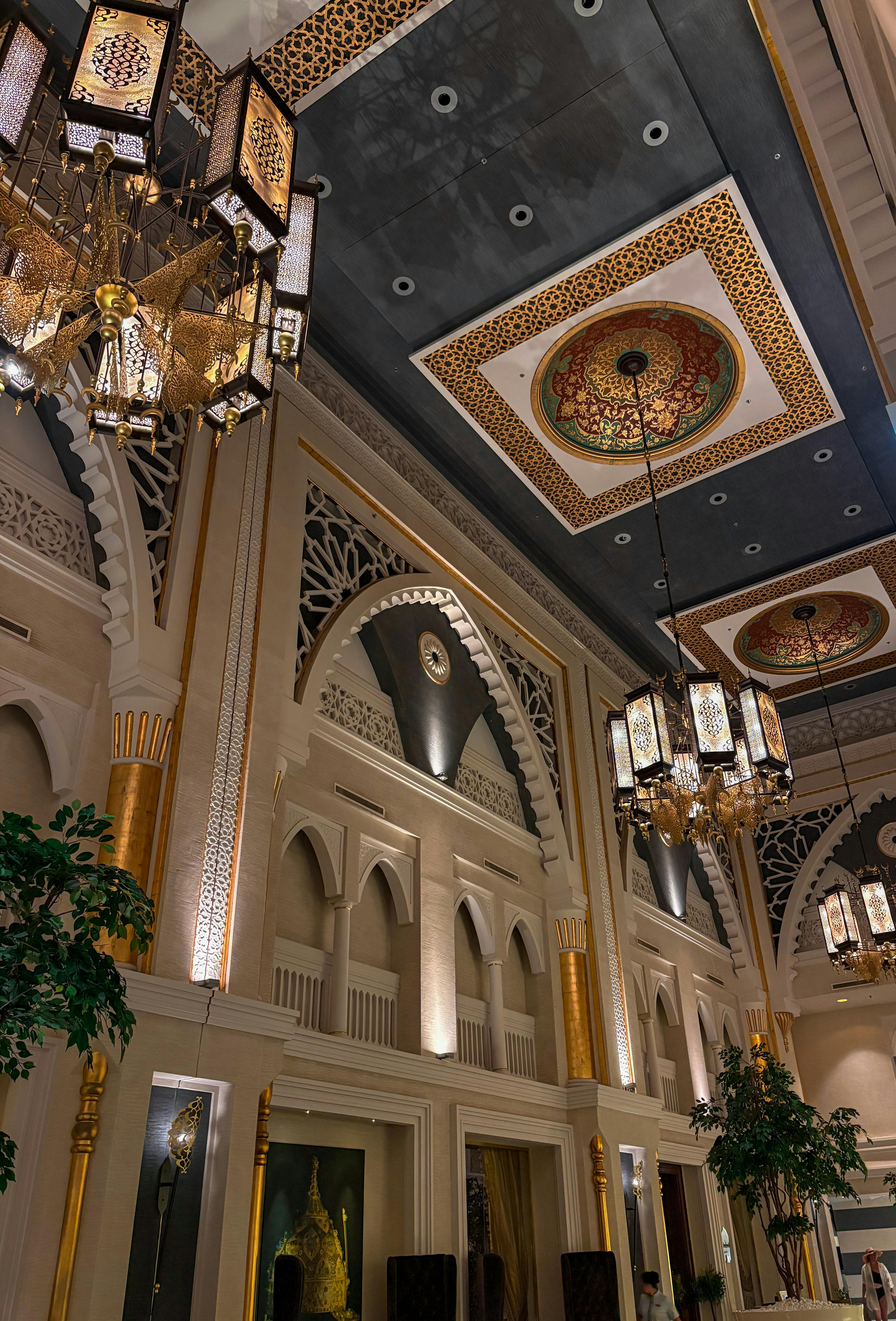 Natural acoustic materials in luxury Dubai interior