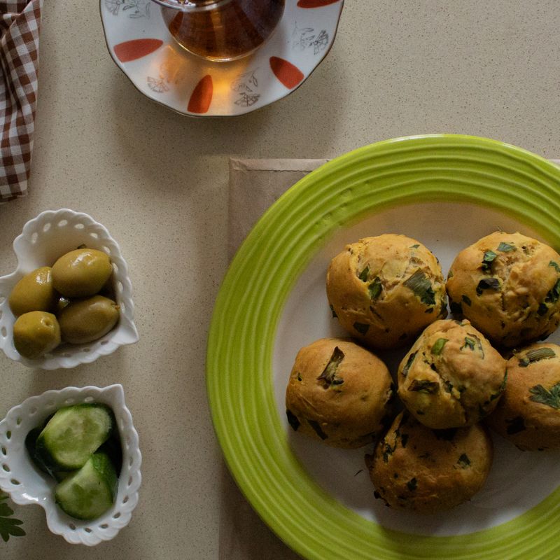 Corn Cheddar Scones