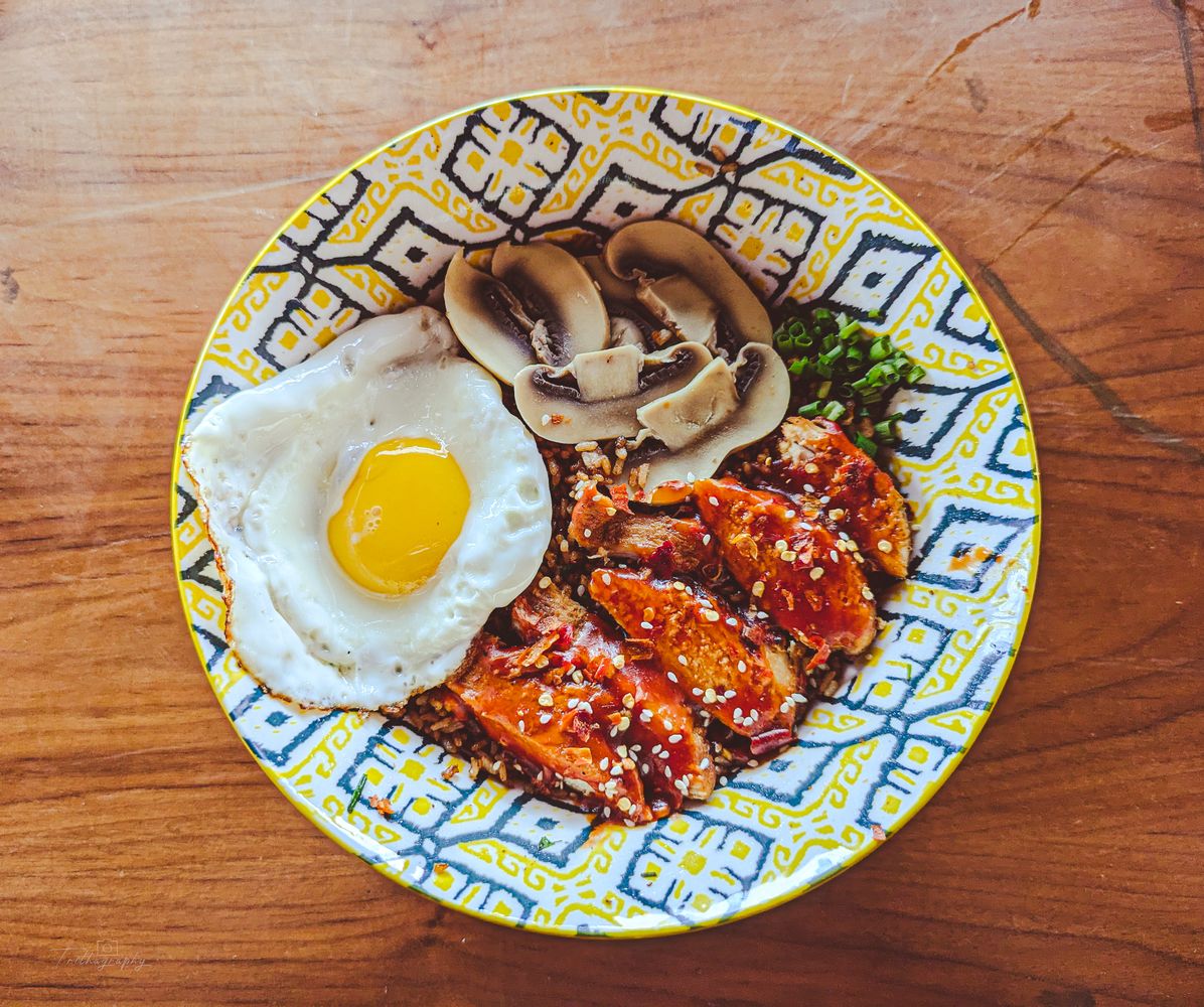 Skillet Kimchi Jjigae in a Spicy Broth