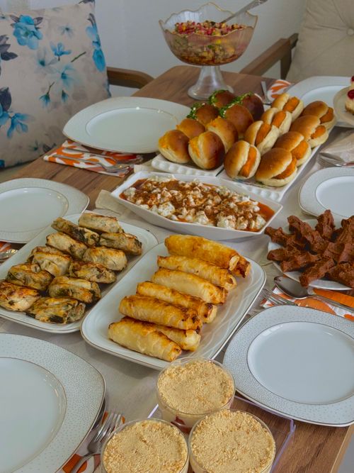 Free A variety of Turkish snacks and dishes beautifully arranged on a dining table, ready for a feast. Stock Photo