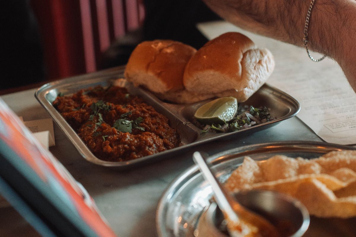 Cheese Pav Bhaji