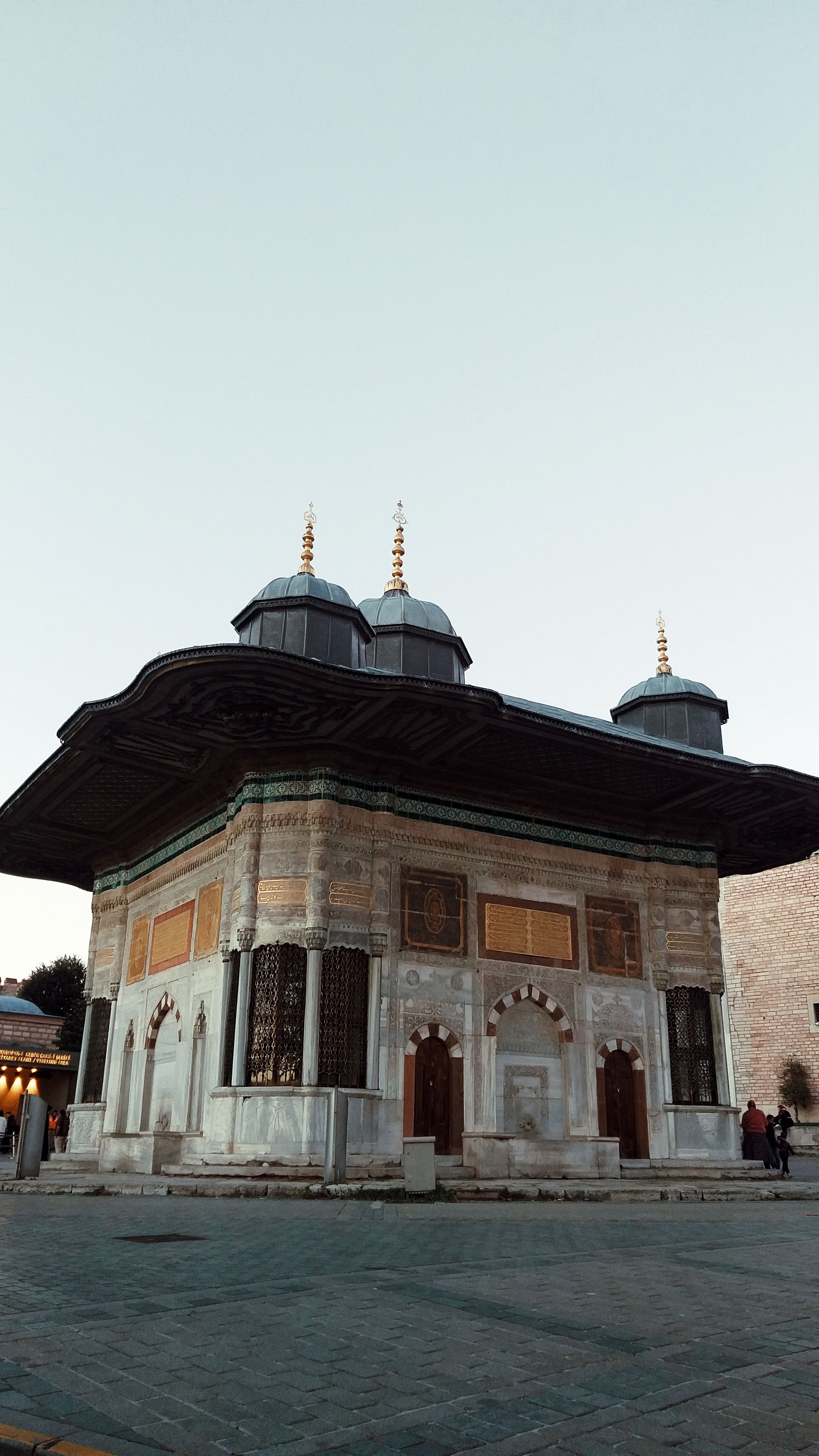 The historical Fountain of Ahmed III near Topkapi Palace in Istanbul, Türkiye.