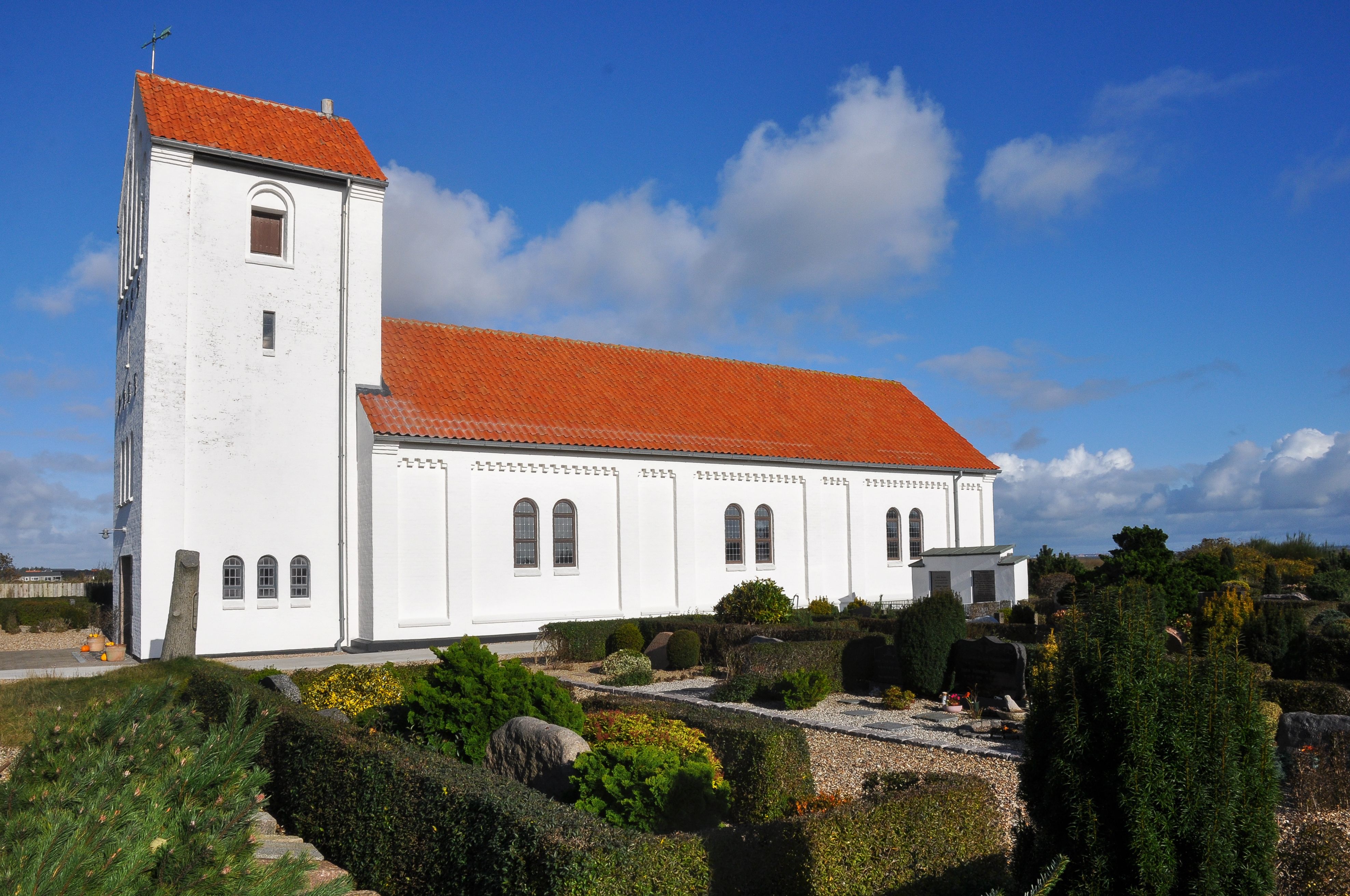 Historic Church in Hvide Sande, Denmark · Free Stock Photo