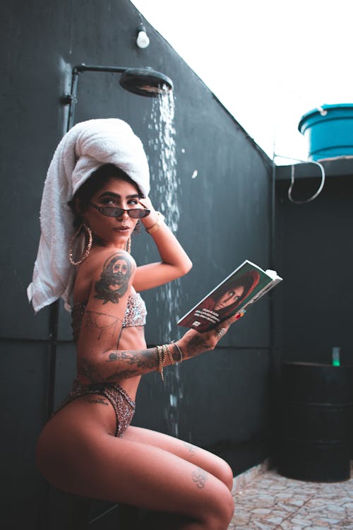 Woman Holding Book