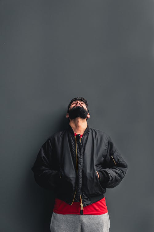 Photo of Man Wearing Black Jacket