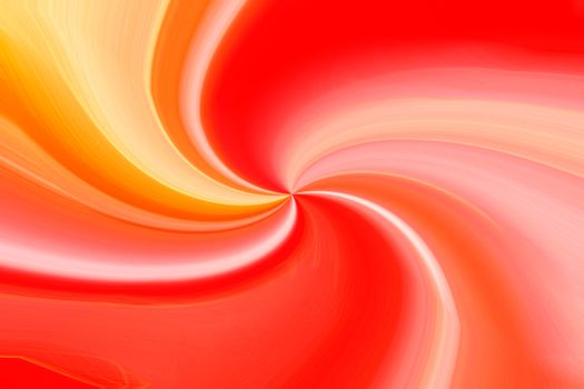 Vibrant abstract swirl with gradient hues of red, orange, and yellow.