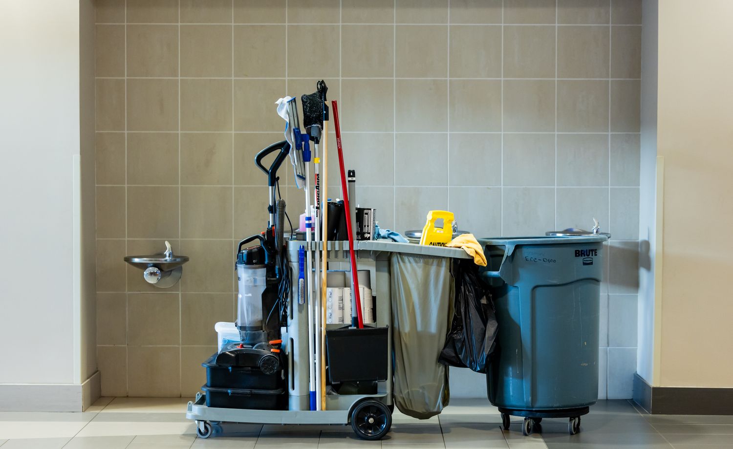 Professional cleaning tools and equipment