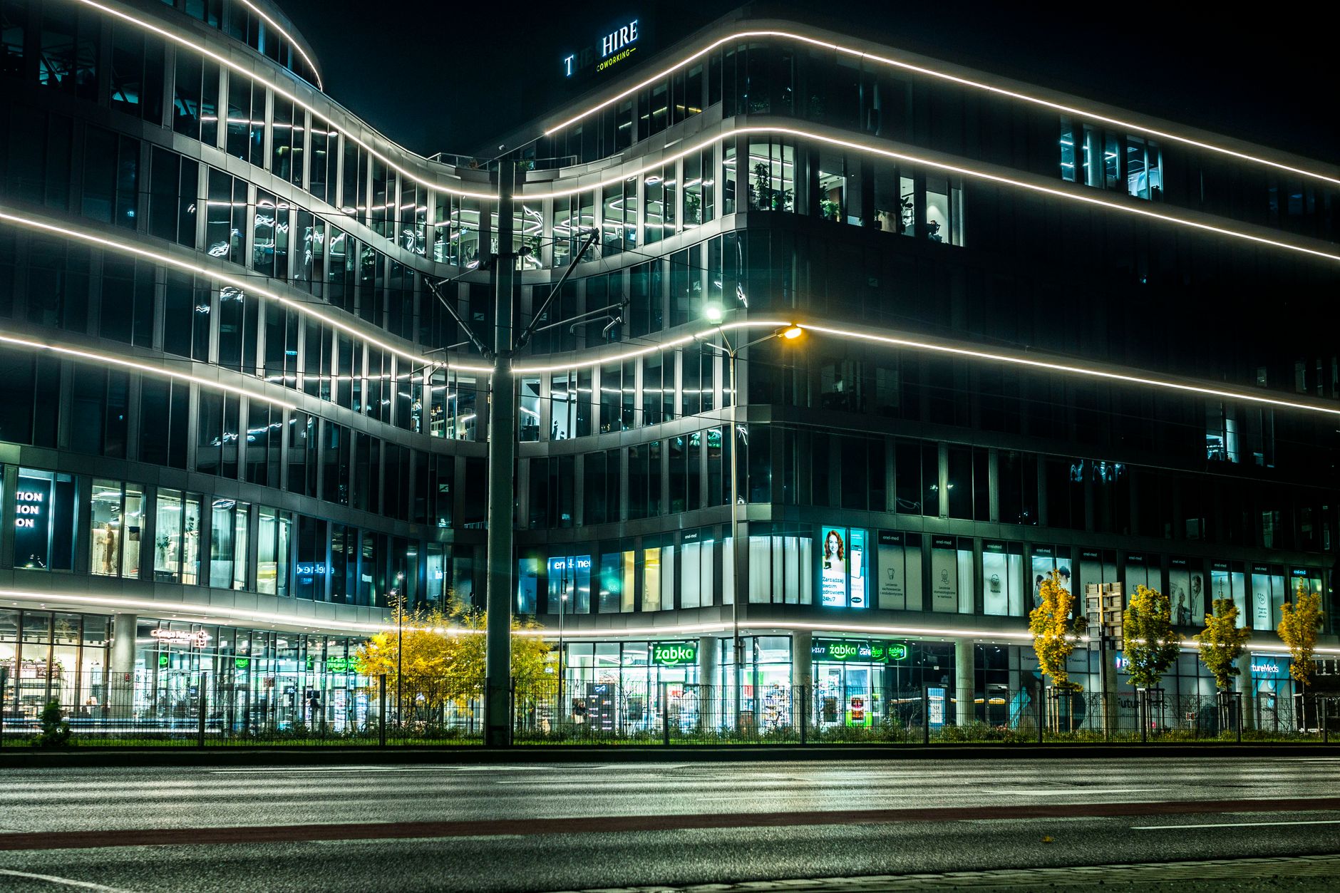Architecture contemporaine immeuble bureaux Schneider