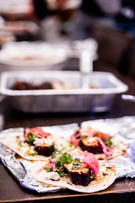 Korean-Mexican tacos at Kim Jong Grillin'