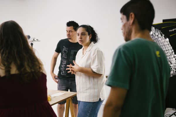 Creative team in a studio brainstorming session — photo by Matheus Bertelli on Pexels