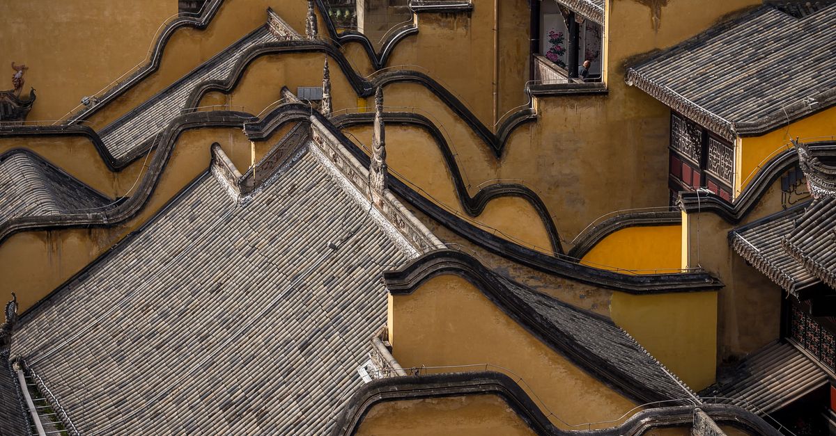 China Structures Rooftops Traditional Chinese Architecture Rooftop View · Free Stock Photo