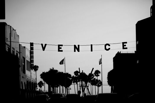 Venice Beach and boardwalk morning — Los Angeles