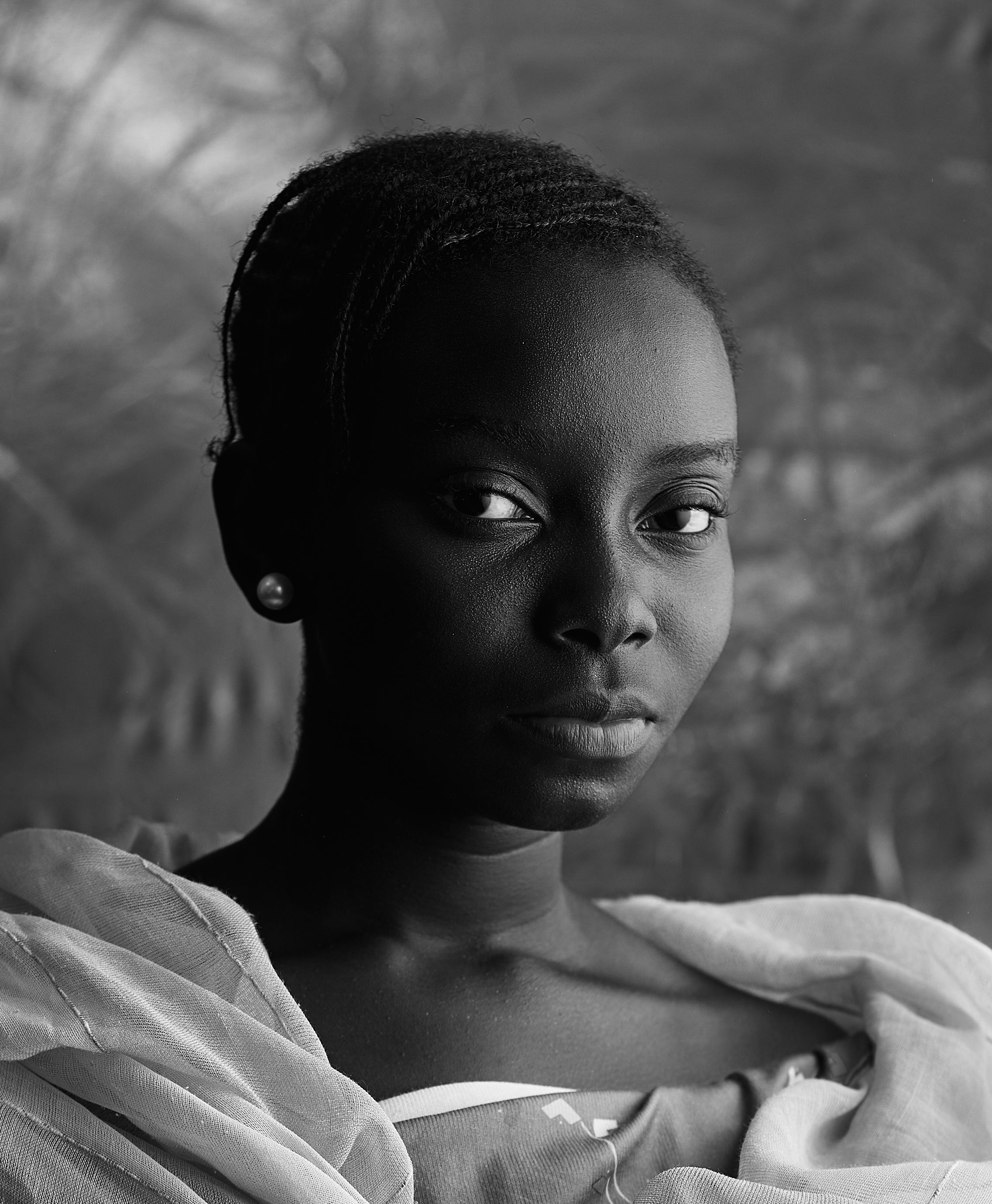 Elegant Black and White Portrait of a Woman · Free Stock Photo