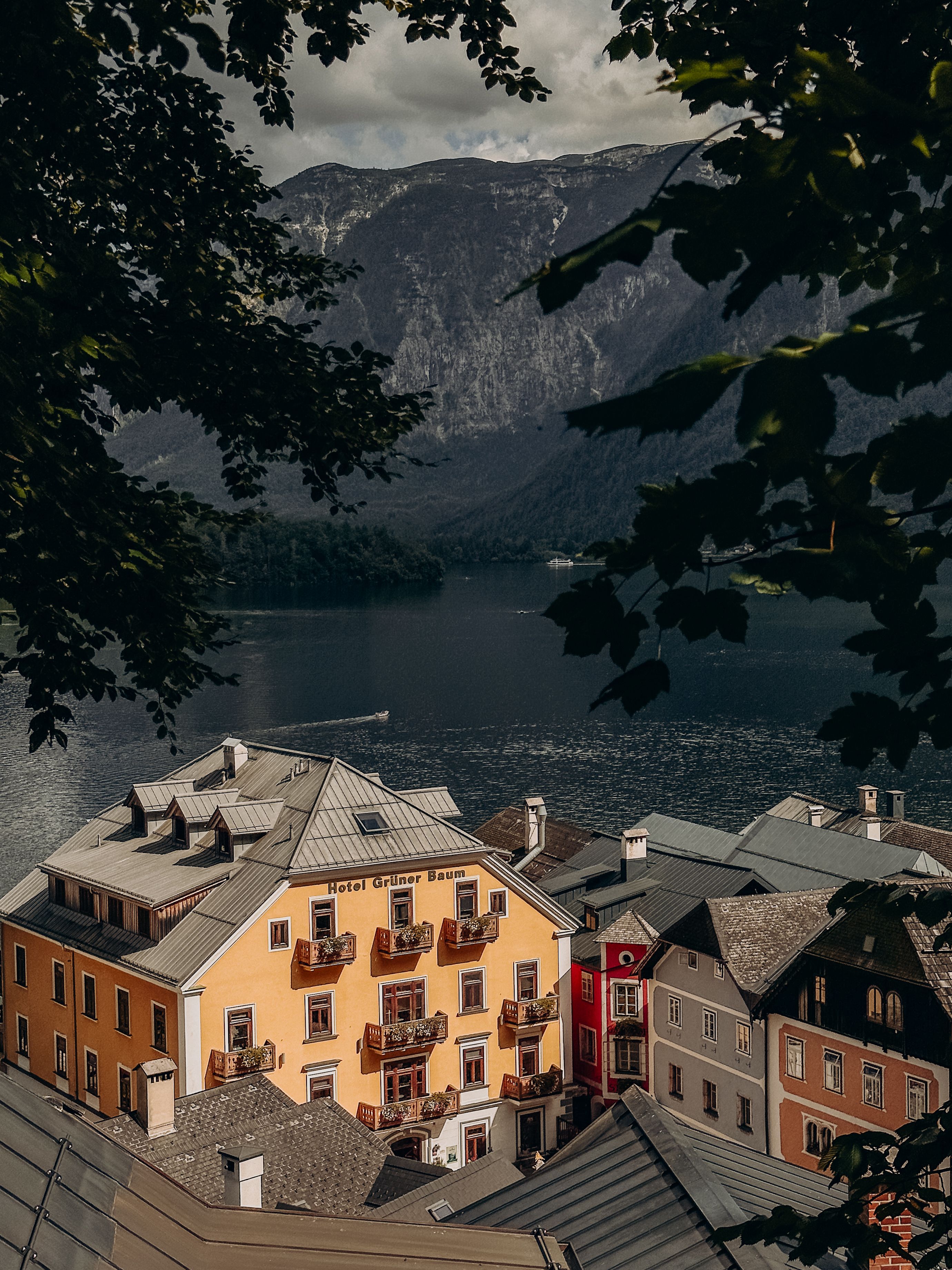 Scenic View of Hallstatt Village and Lake · Free Stock Photo