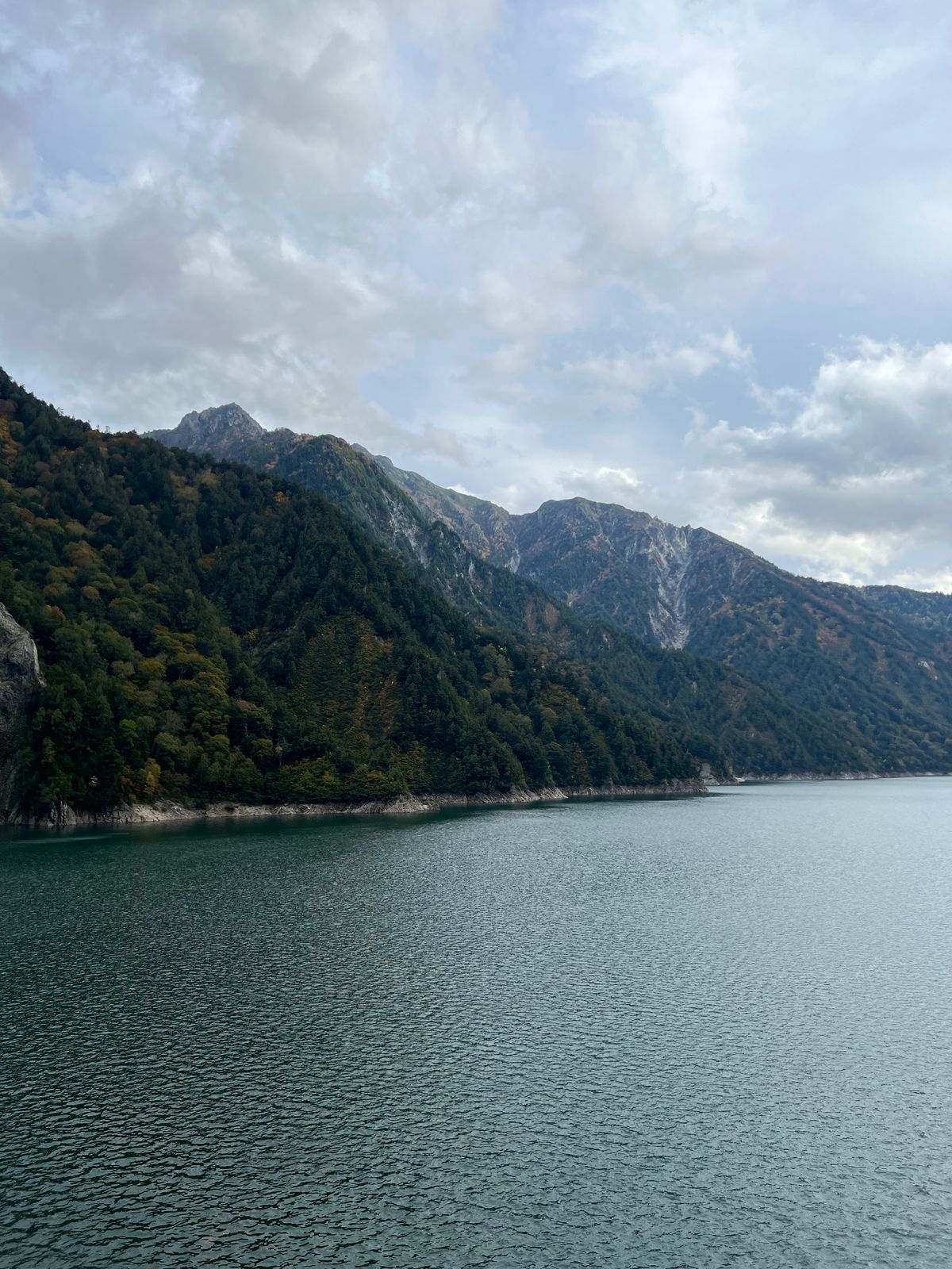 Tranquil lake view at Hakuba in Nagano, Japan, with mountain reflections
