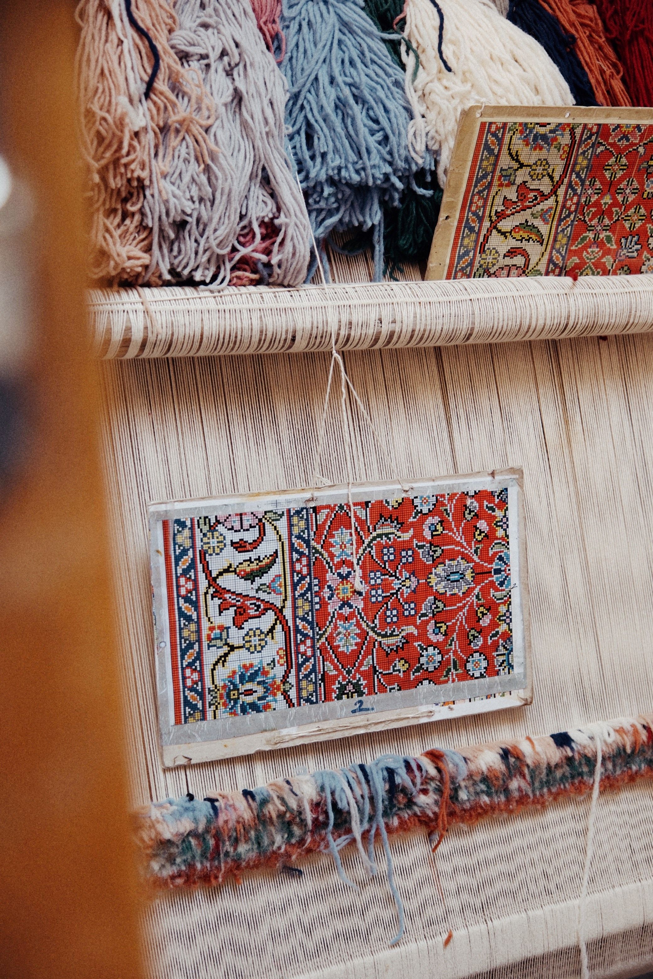 Traditional Turkish Carpet Weaving in Bünyan · Free Stock Photo