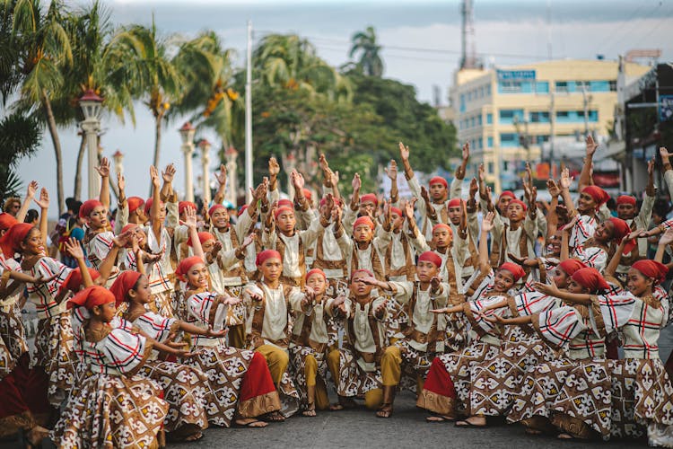 White-and-brown Costumes