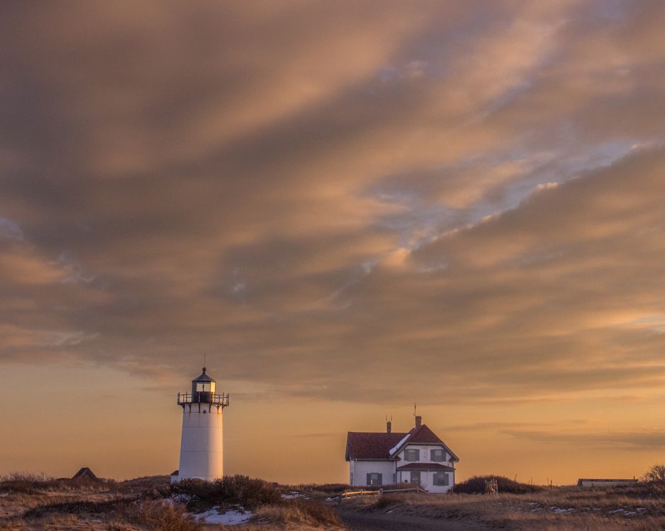 Cape Cod lighthouse at dawn