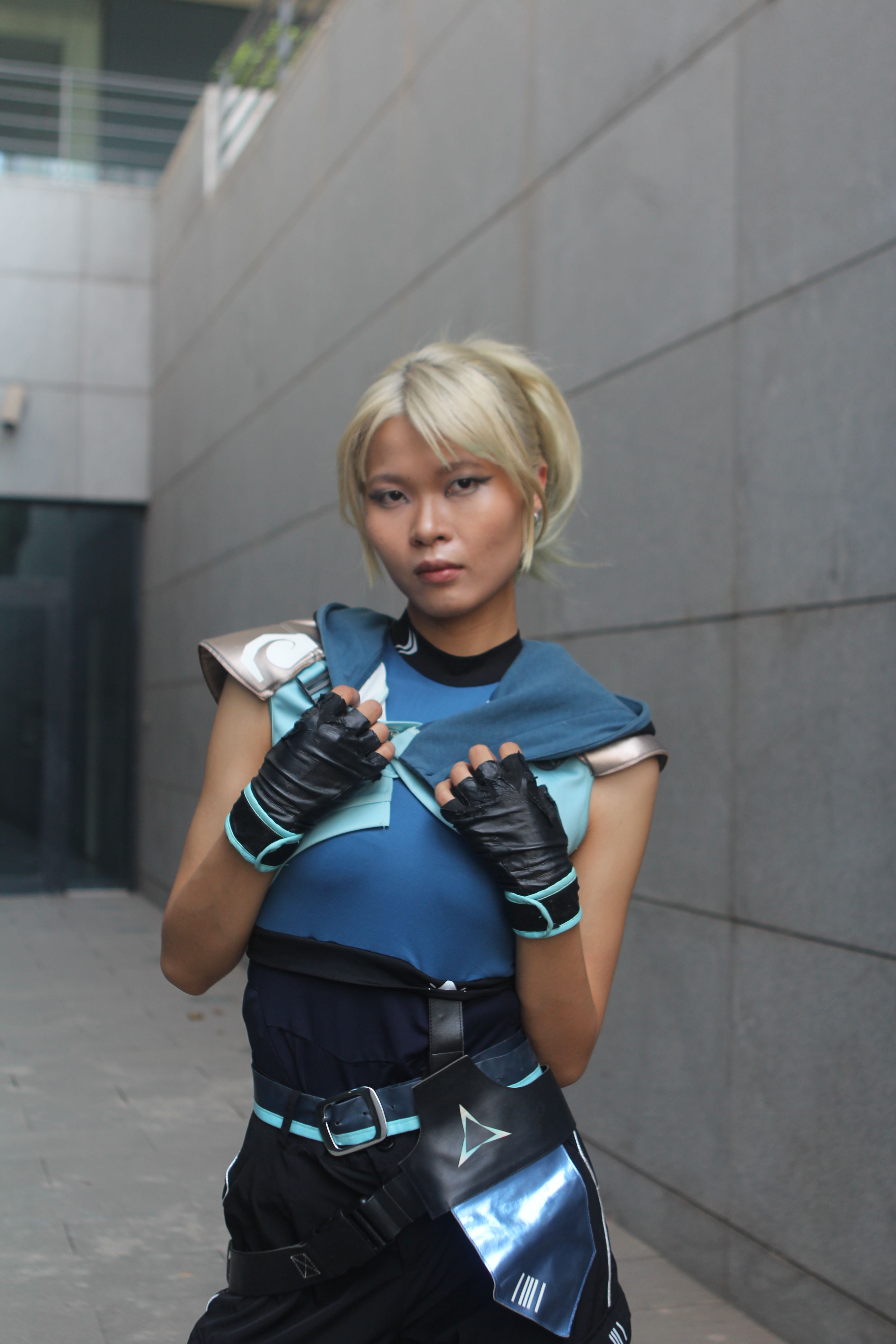 Cosplay Portrait of a Character with Blaster · Free Stock Photo