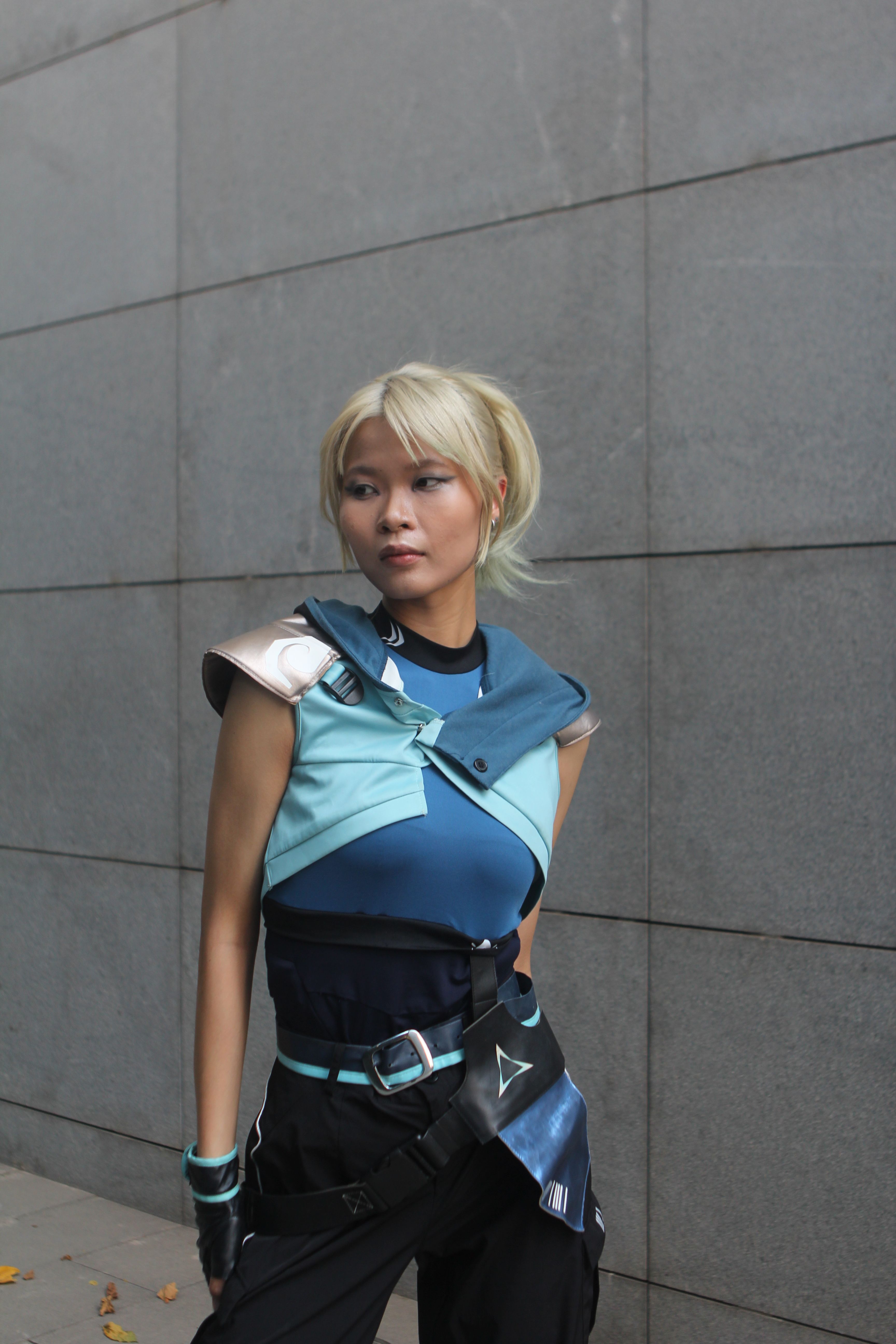 Futuristic Cosplay Fashion in Urban Setting · Free Stock Photo