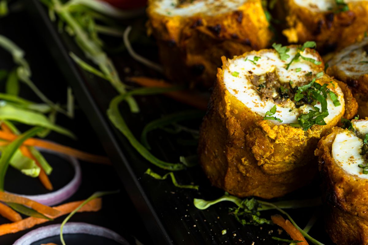 Palak Stuffed Paneer