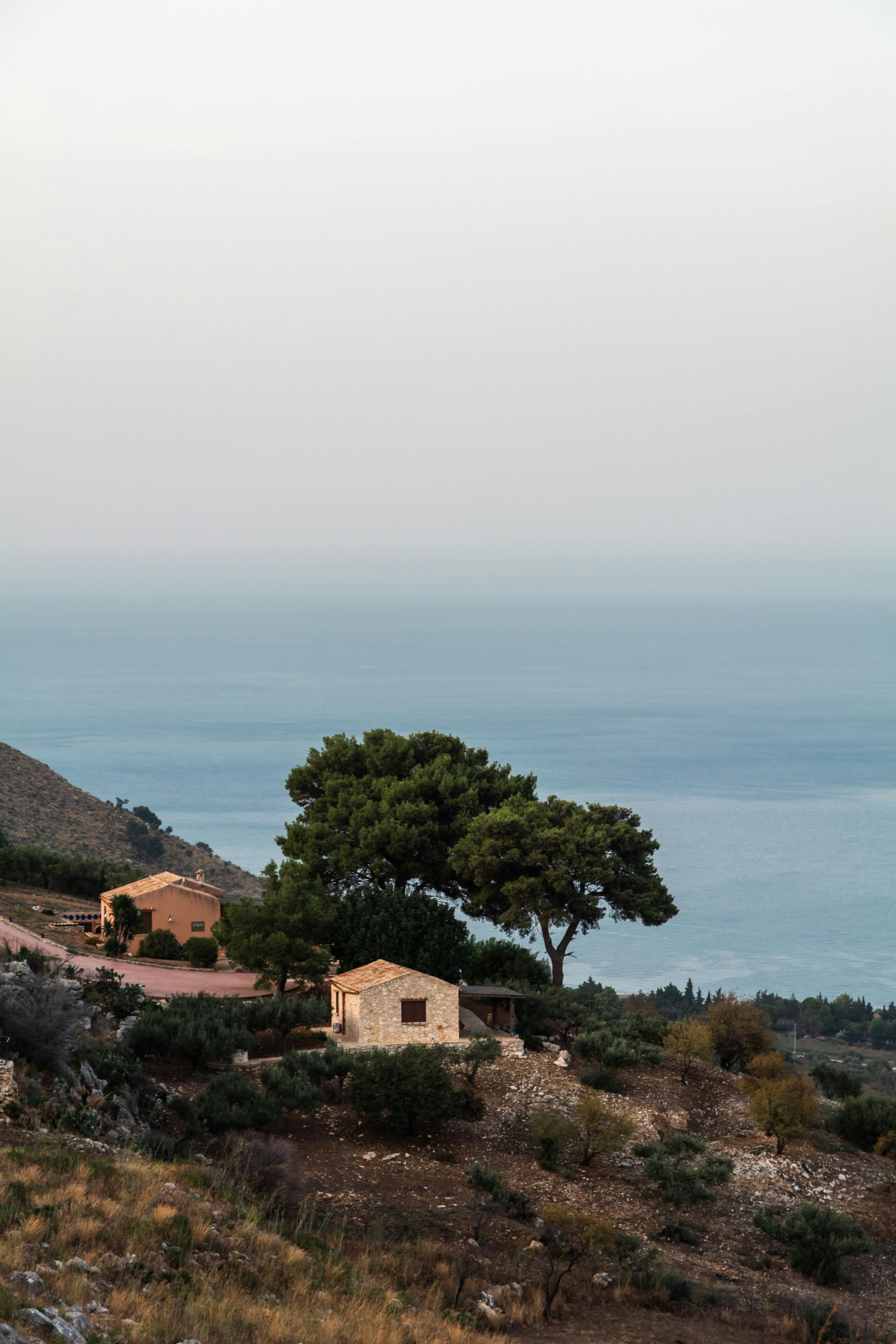 tranquil coastal house overlooking the sea