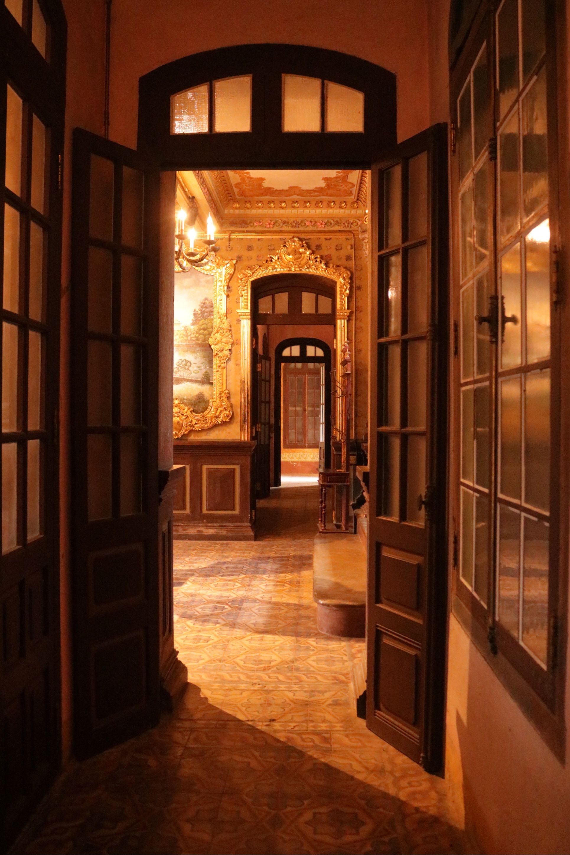 Warm and Elegant Interior with Open Doors · Free Stock Photo