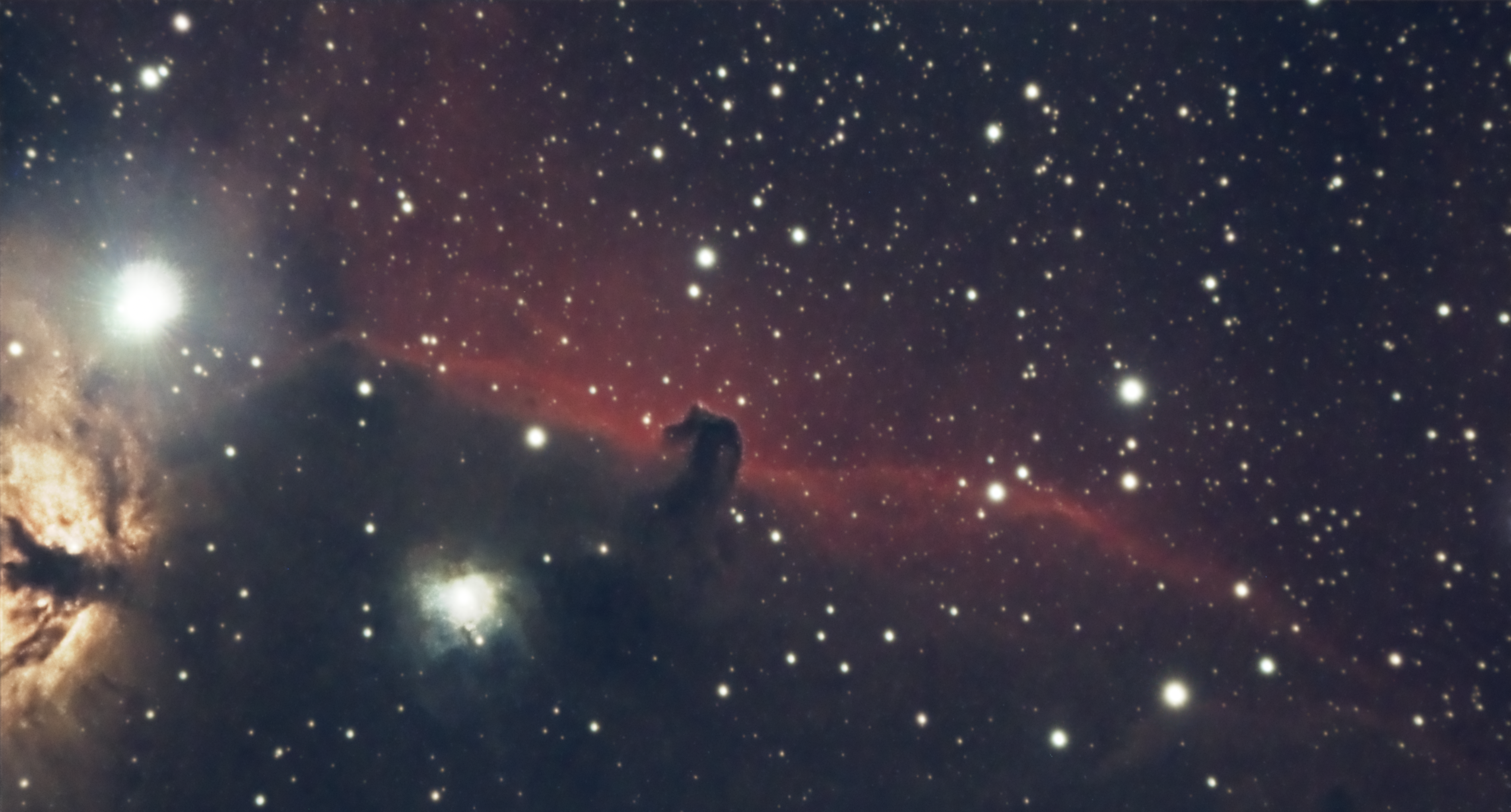 Impresionante Vista De La Nebulosa Cabeza De Caballo Desde El Espacio ...