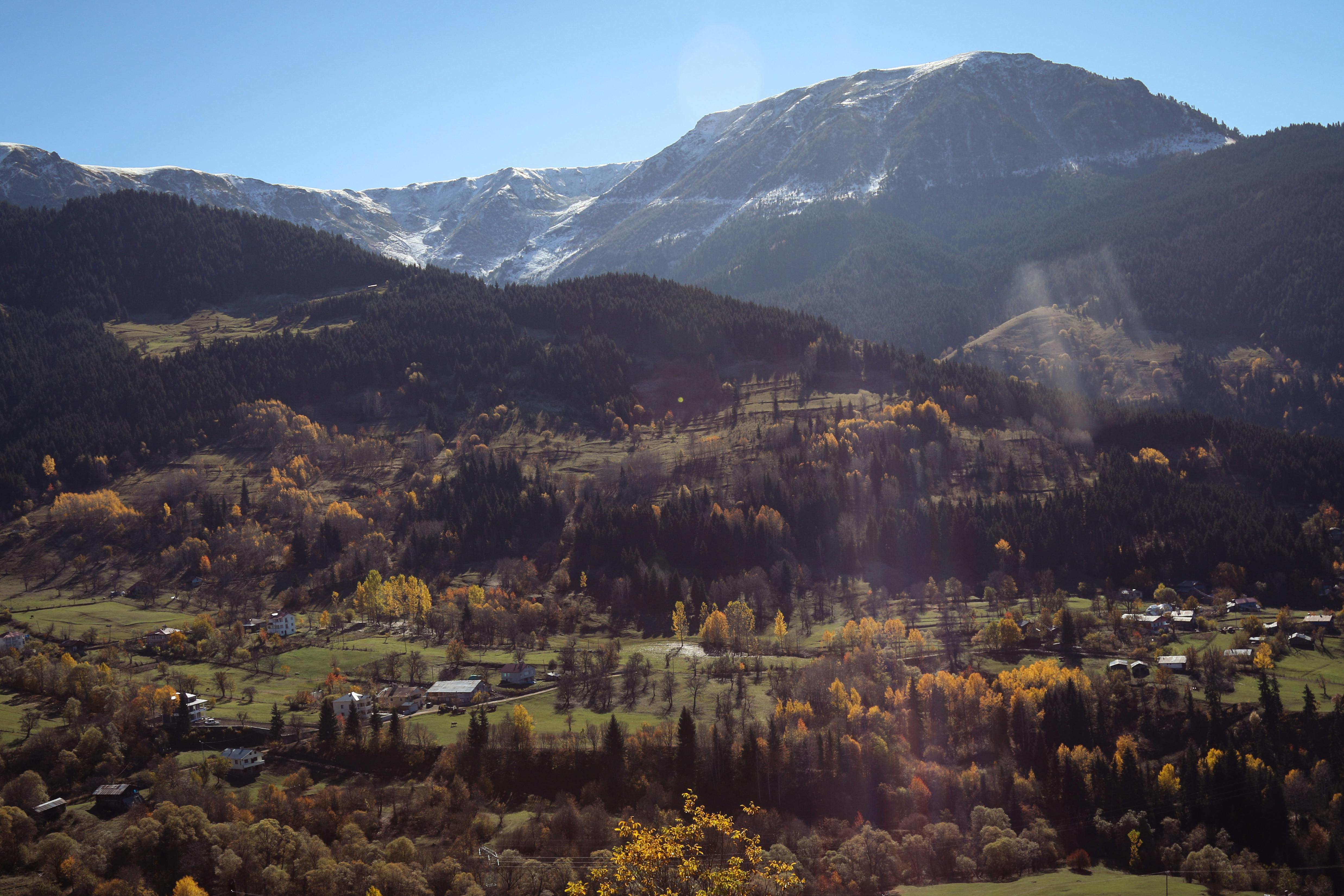 Hagia Sophia and Blue Mosque at sunset in Istanbul