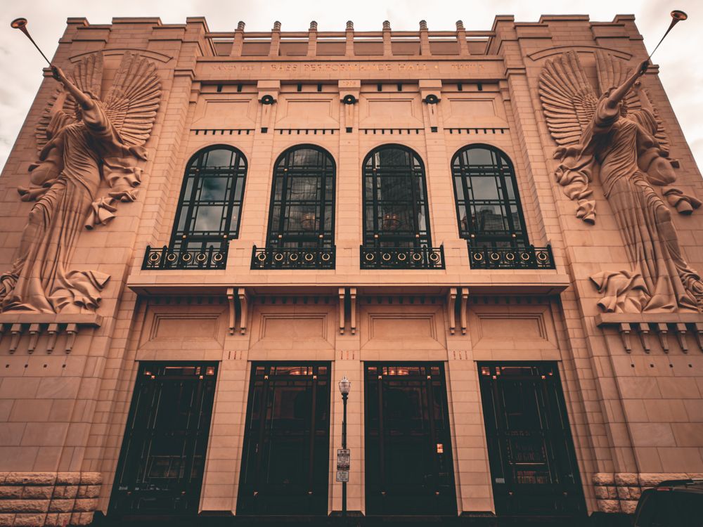 Historic Architectural Building with Sculptures · Free Stock Photo