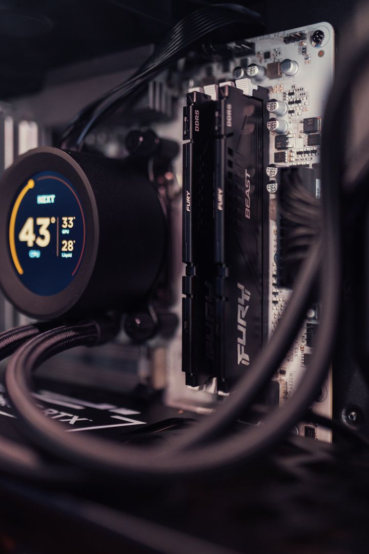 Premium computer motherboard with high-end hardware