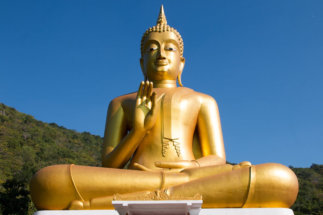 Miễn phí Tượng Phật Dát Vàng Ảnh lưu trữ