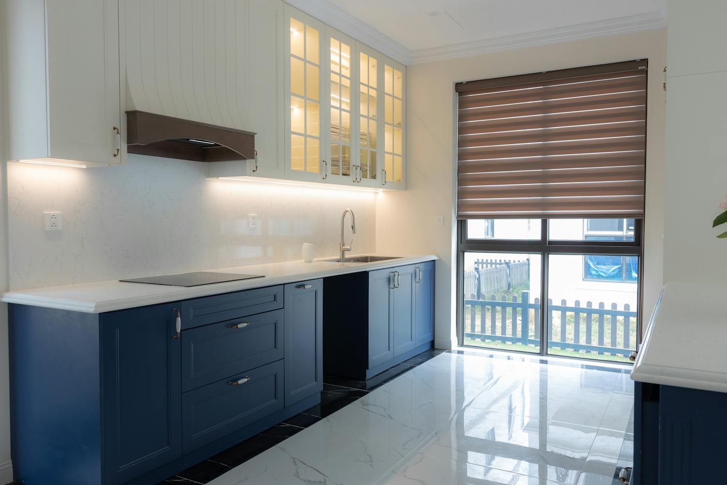 Modern Navy Cabinet Style