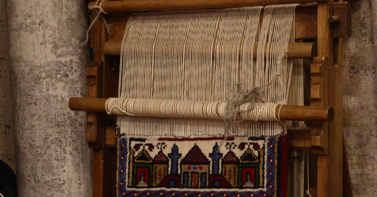 Traditional Persian Rug Weaving Loom With Colorful Carpets Free Stock traditional-persian-rug-weaving-loom-with-colorful-carpets-free-stock