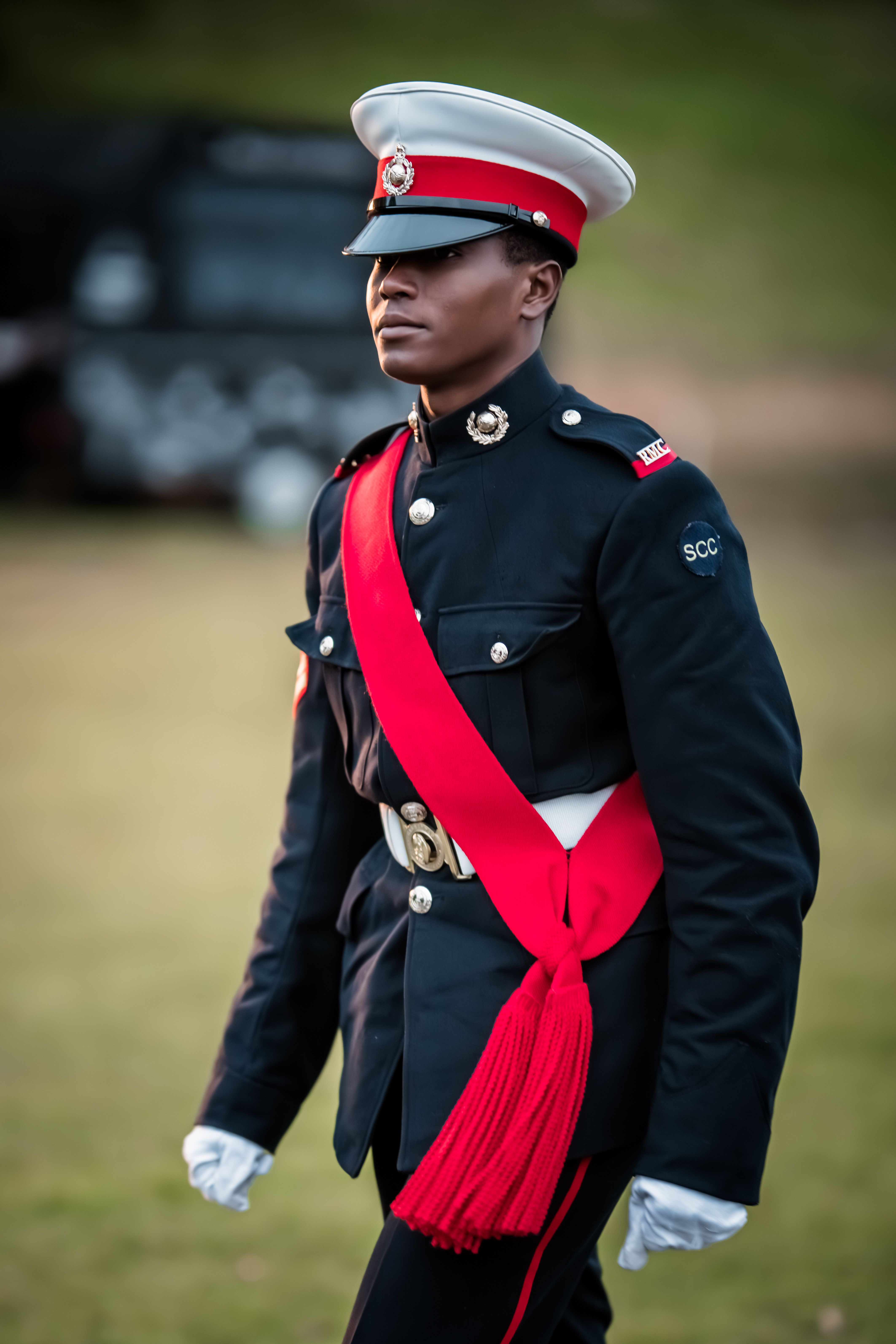 British Guard in Traditional Attire Outdoors · Free Stock Photo