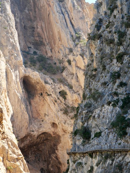 Free Explore the majestic Caminito del Rey with its thrilling canyon landscape and steep rock walls in Spain. Stock Photo