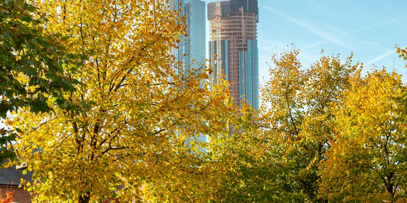 Castlefield, en Mánchester, en otoño