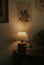 Cozy Vintage Lamp in Elegant Home Decor Setting