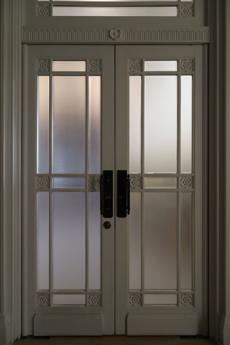 Etched Glass Partition Panel