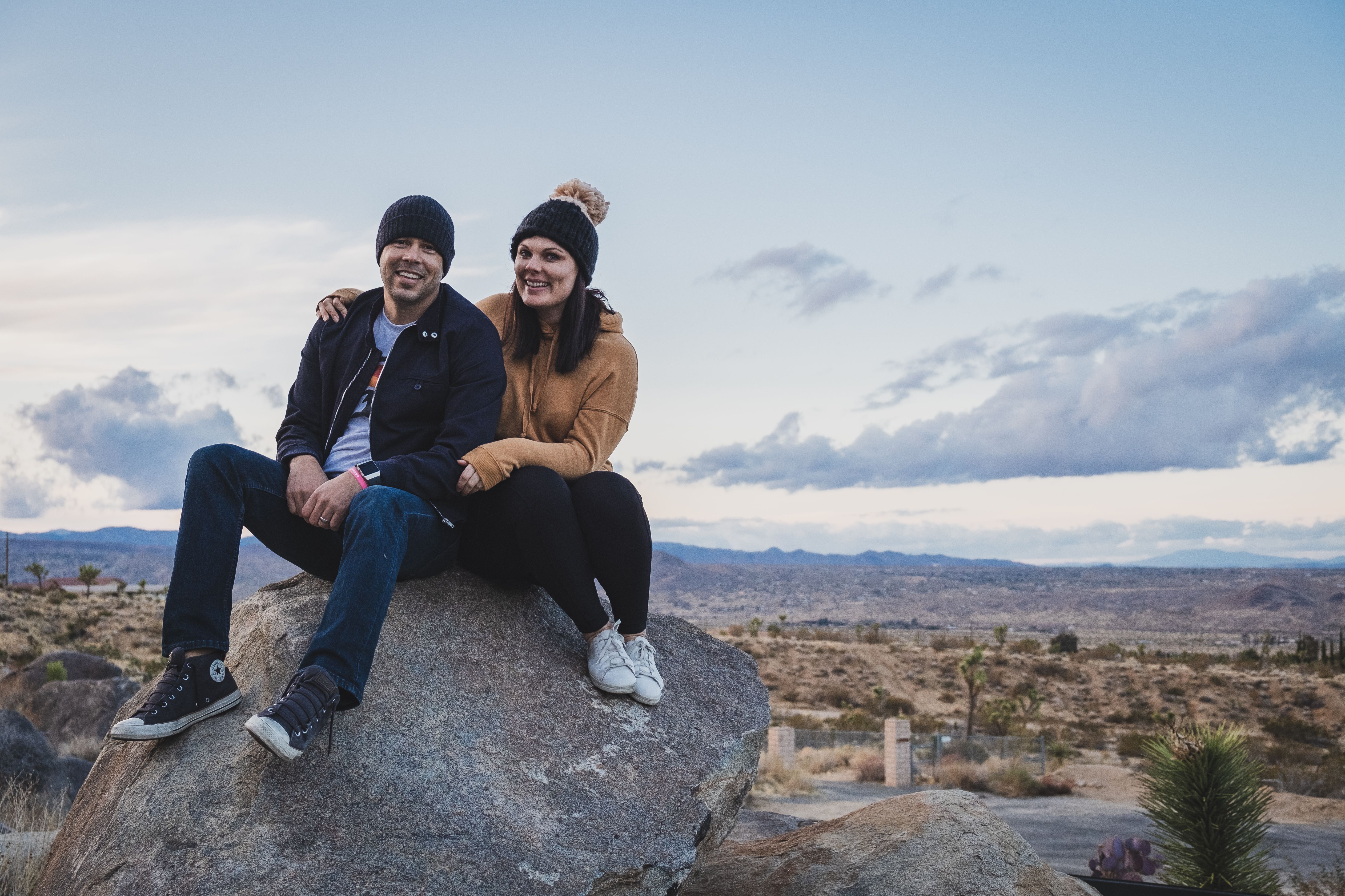 Free stock photo of best friend, couple, desert Stock Photo