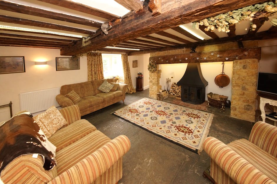 Wall Shelf vs Western Furniture: Choosing the Perfect Style for Your Home Classic Western furniture in a rustic living room setting with wooden beams and leather armchairs