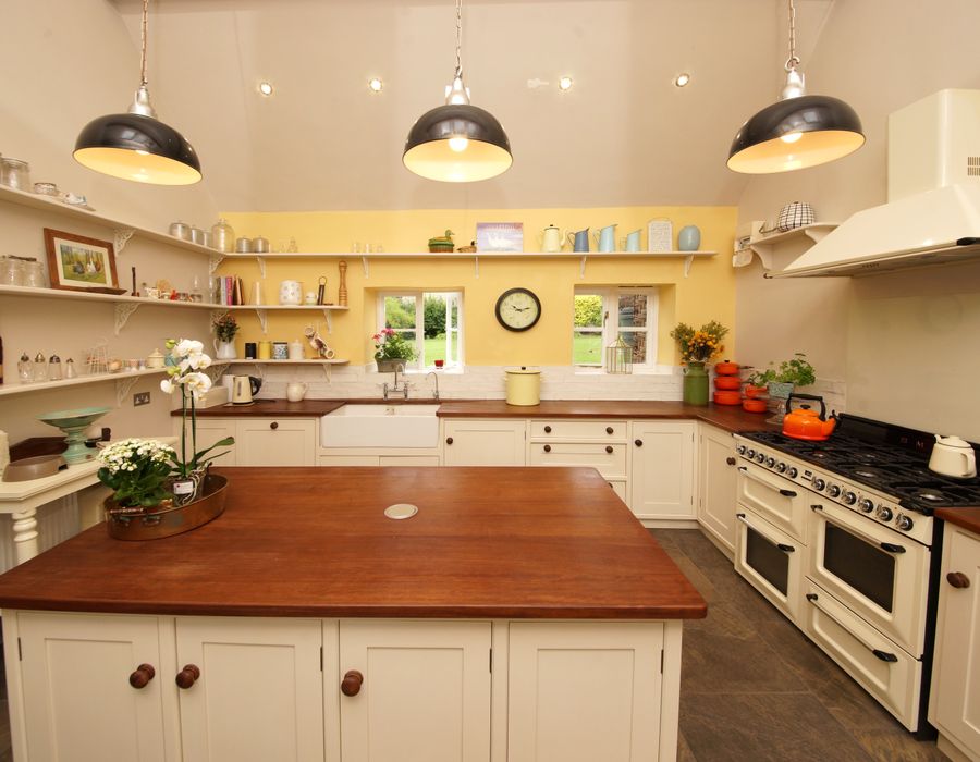 Open Shelf Cabinets in an Orange County kitchen
