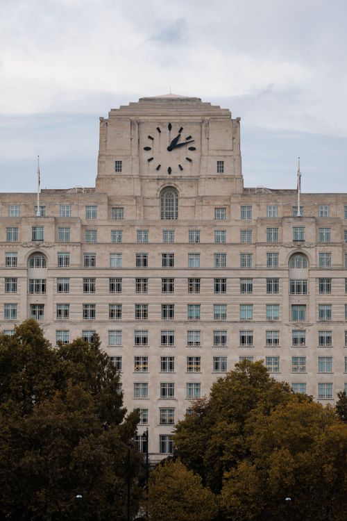 Shell Mex House in London with Clock Tower · Free Stock Photo
