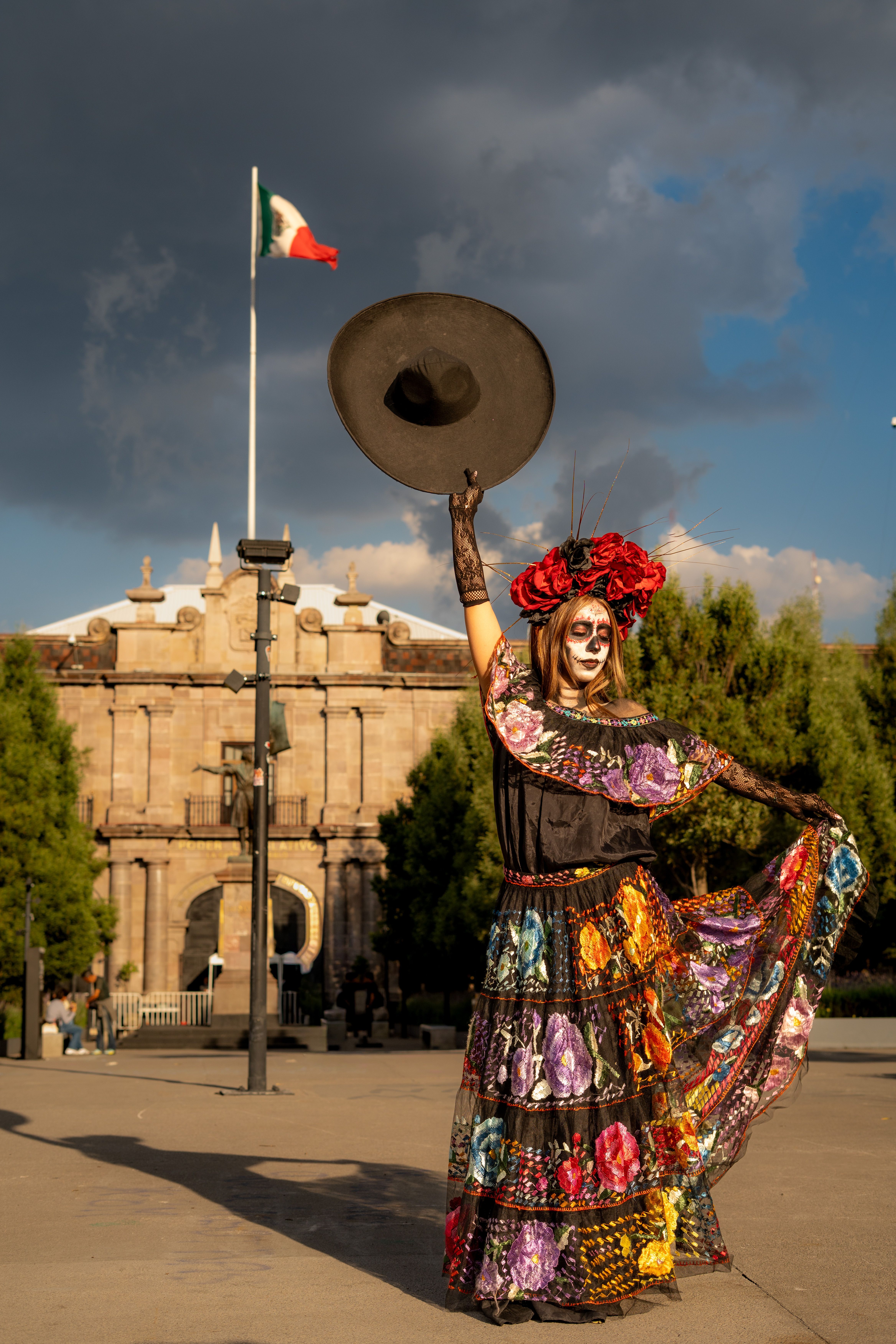 Colorful Catrina Celebrating Mexican Tradition · Free Stock Photo