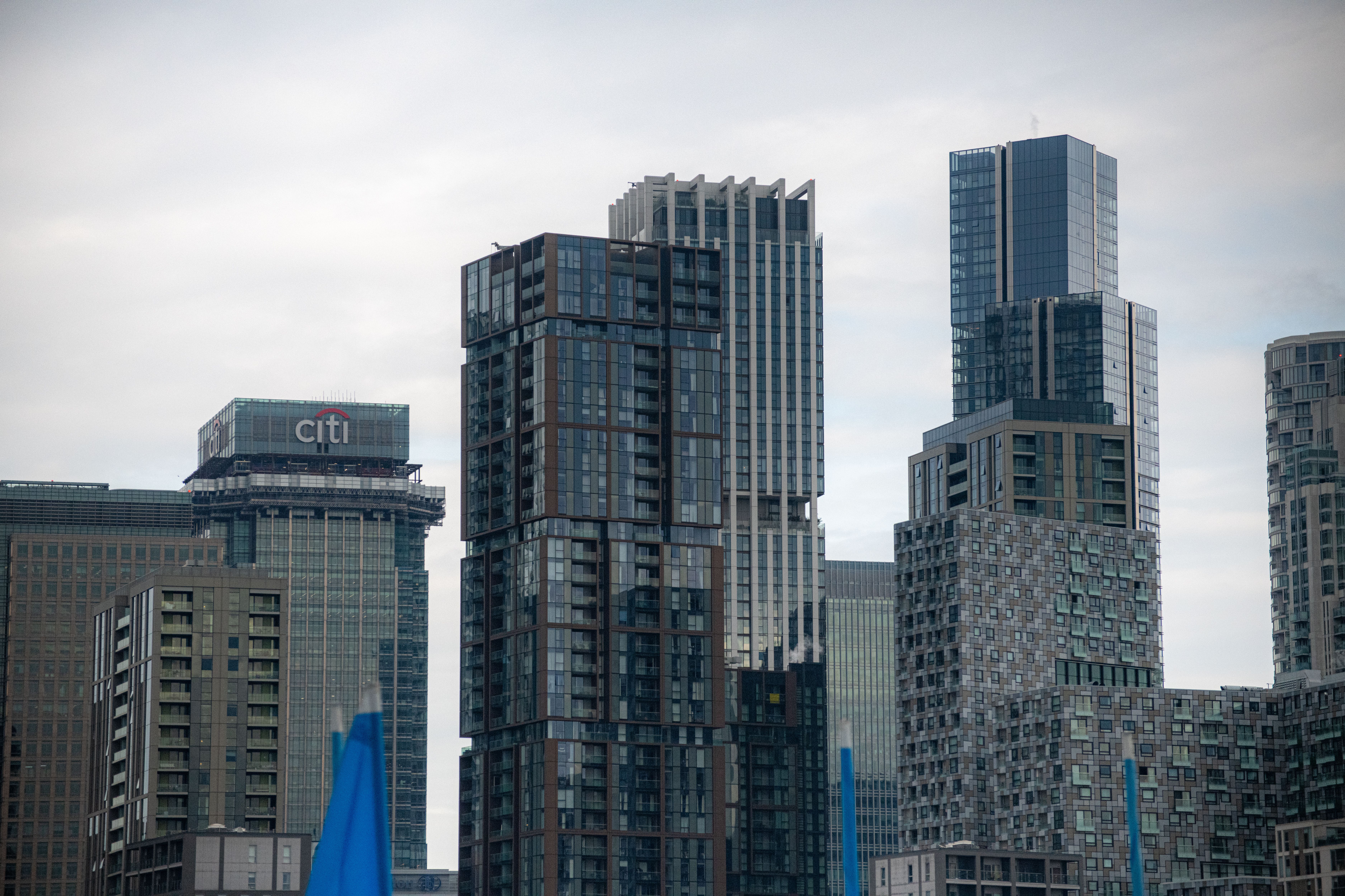 Skyline of Canary Wharf Skyscrapers in London · Free Stock Photo
