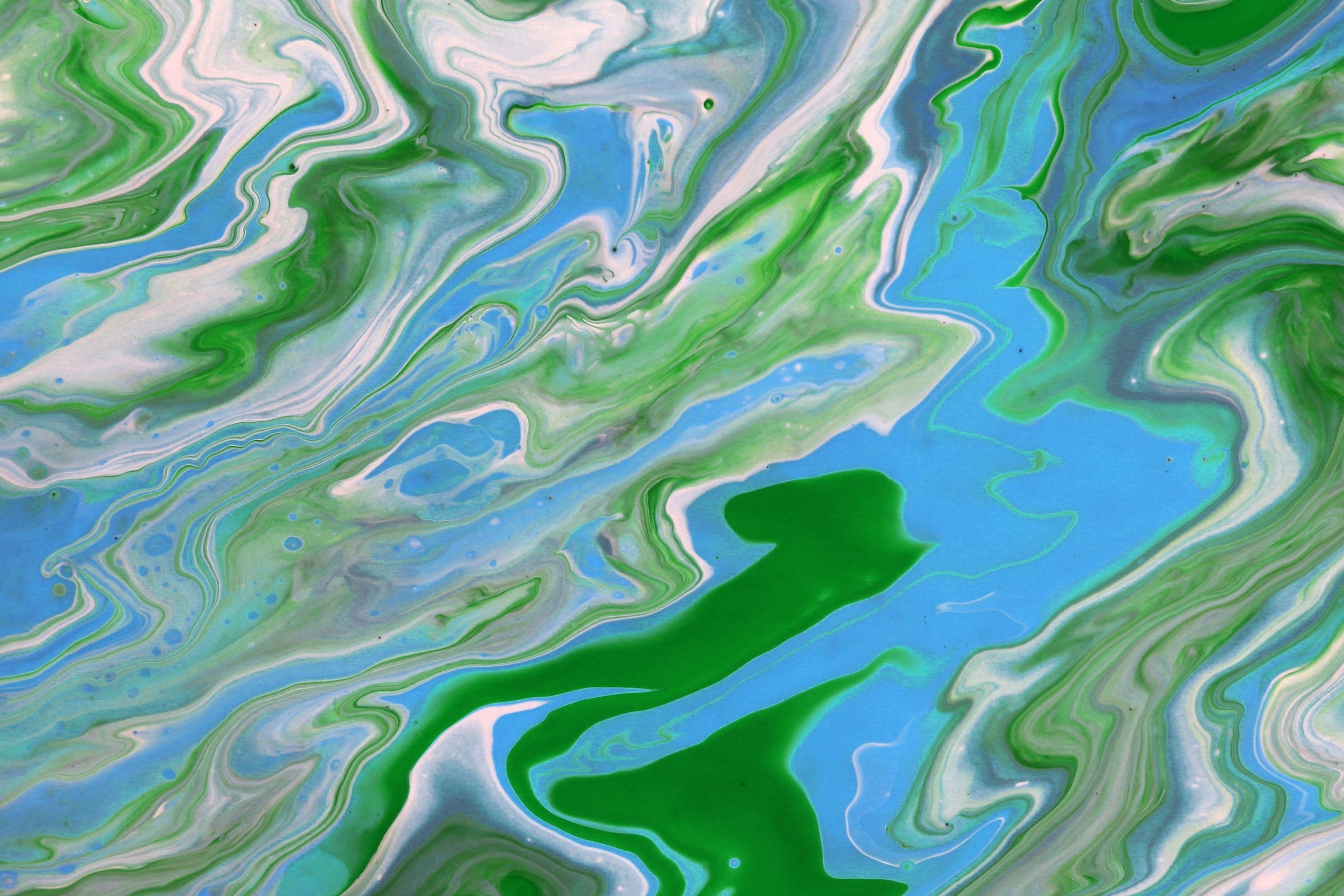 Colorful Abstract Paint Swirl Art Texture · Free Stock Photo