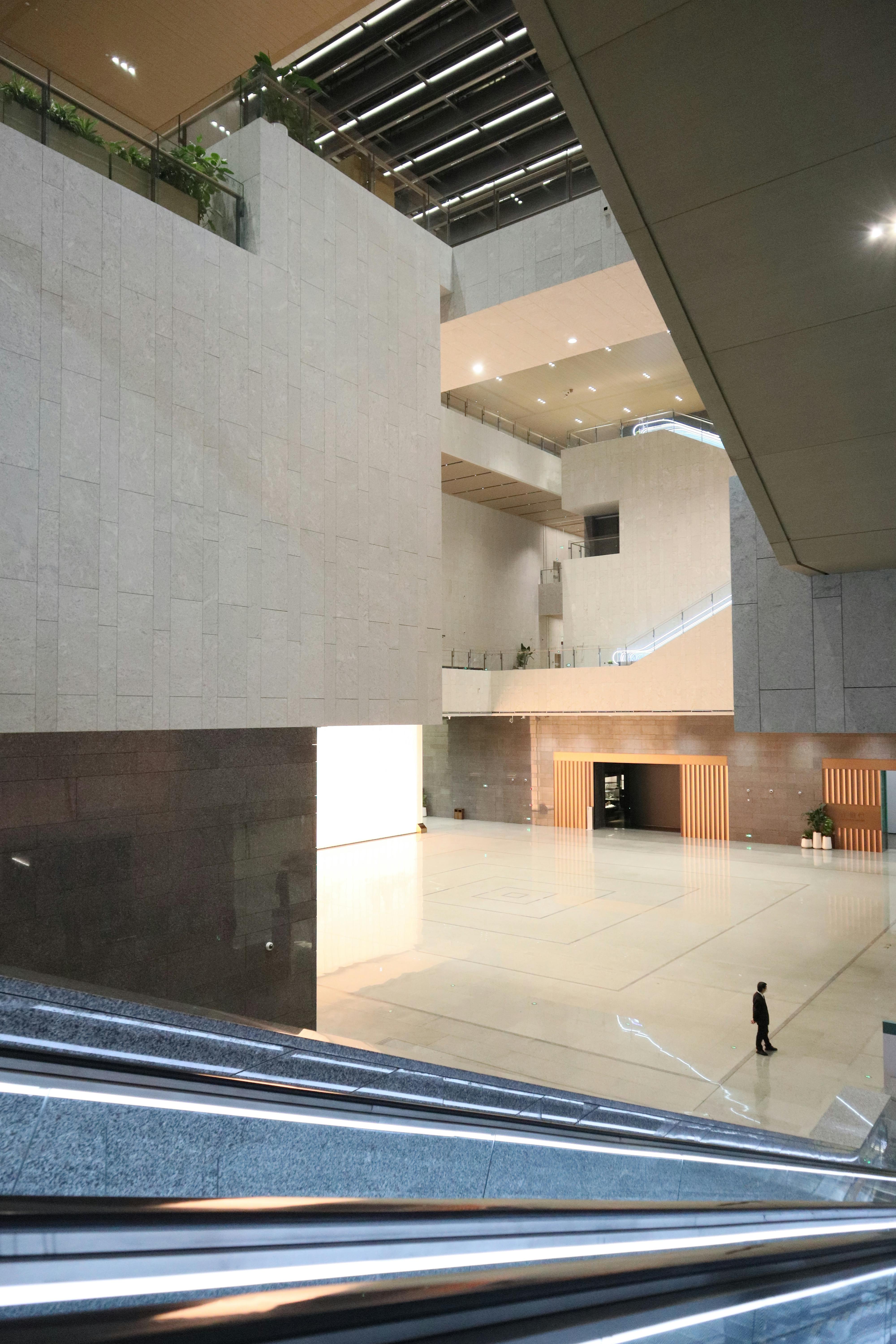 High-tech interior design with advanced air purification systems