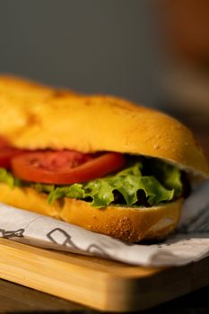 Steak Sandwich Or Sub On Wheat